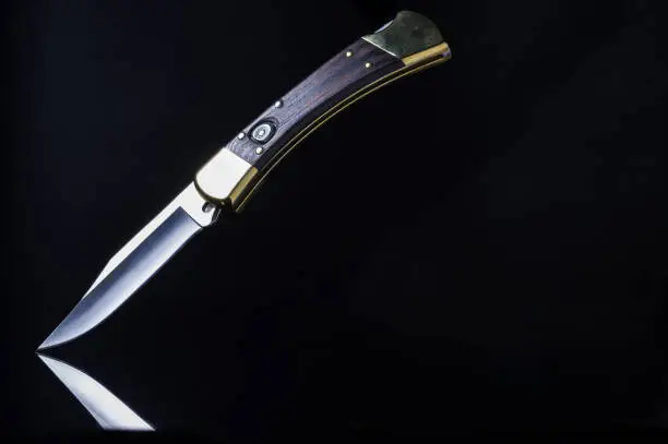 Photo of Legendary American knife. The most popular knife.