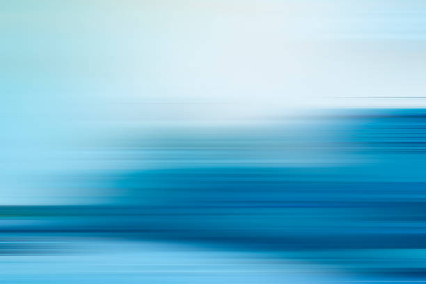 blue motion blur abstrakter hintergrund  - einzellinie fotos stock-fotos und bilder