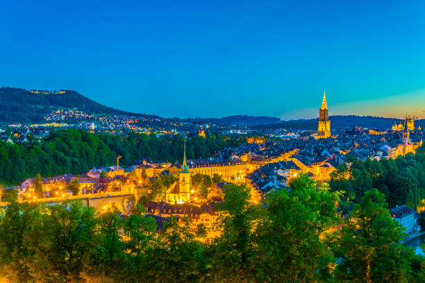 istock Sunset view of Bern in Switzerland 1138912019
