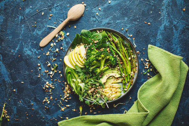 Healthy vegan lunch