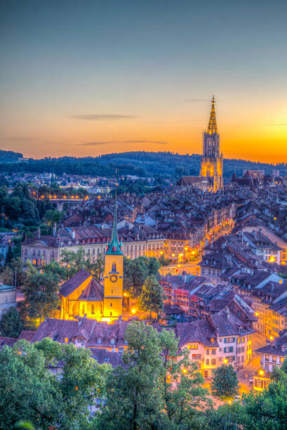 istock Sunset view of Bern in Switzerland 1138912296