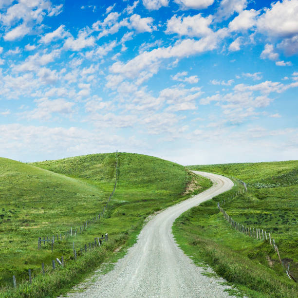 istock Country Road in Rural Alberta, Canada 1138915540