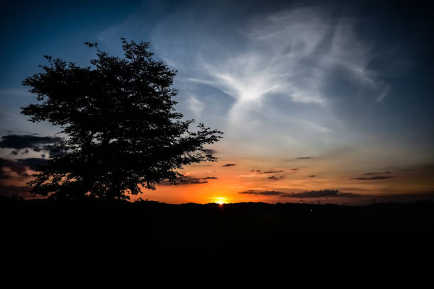istock Stunning Red Sunset in Minas Gerais, Brazil 1138915587