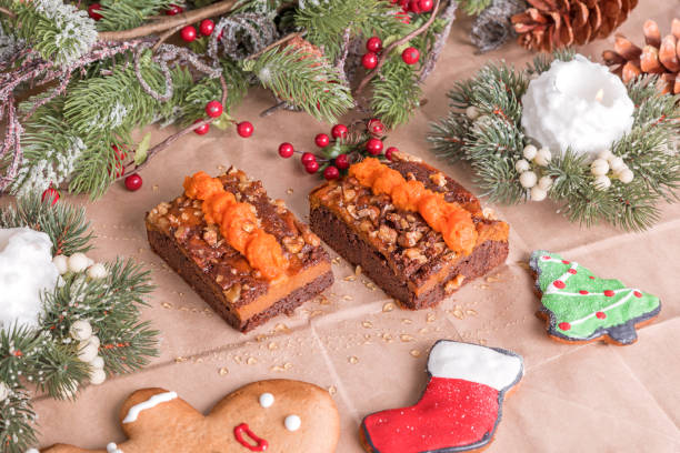 istock Homemade pumpkin tart with walnuts. 1138918390