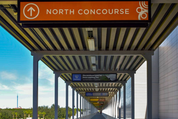 The new Gadigal Metro Station as part of these new Sydney Metro network opened in August 2024. Showing the interior of the station. It's expansive, well-lit spaces are defined by angular, geometric structures and a minimalist aesthetic, creating a sense of order and efficiency