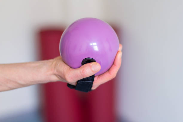 istock Colorful gymnastics material for exercises at the physiotherapist 1138927205