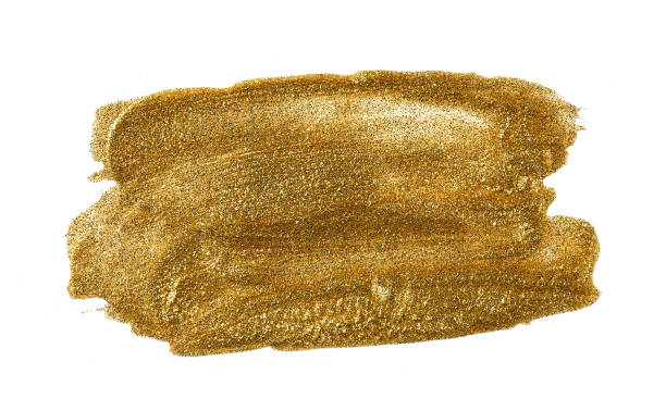 istock gold color glitter nail polish 1138929893