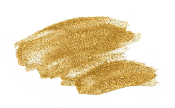 istock gold color glitter nail polish 1138929899