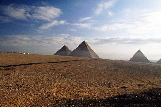 istock The Giza Pyramids at sunrise 1138949934