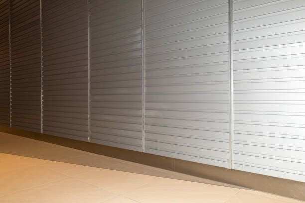 istock Stainless Steel Wall Background 1138958610
