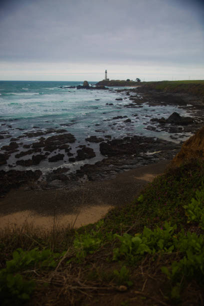 istock Rocky California Coastline on a Stormy Day 1138970393