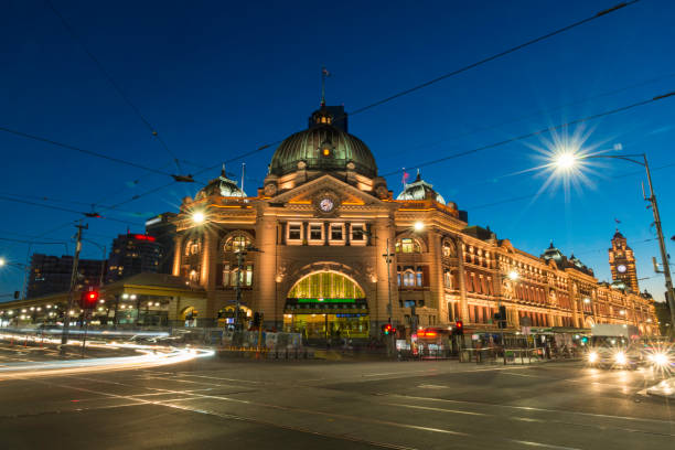 istock Flinders Station Street 1138980899