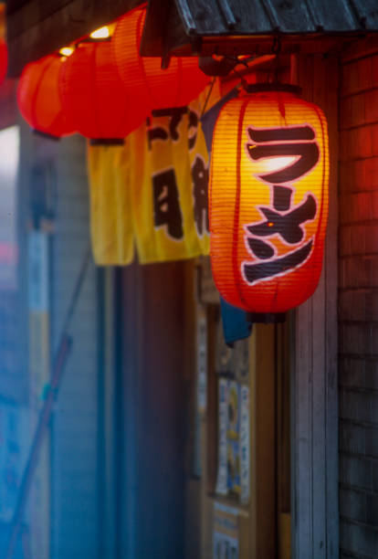 istock Japanese Lantern in the Evening Light 1138991686