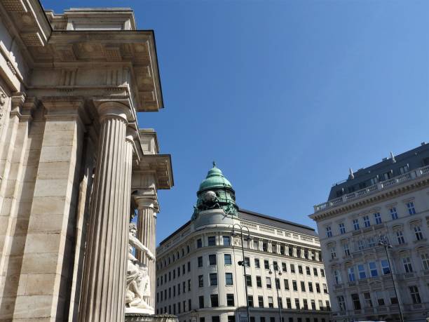 Monuments of Vienna, Austria, a clear Sunny day.