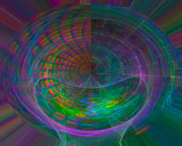 istock abstract digital fractal, fantasy design 1139017492