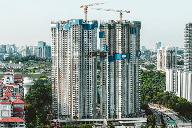 istock Kuala Lumpur - Mont Kiara, building construction 1139017623