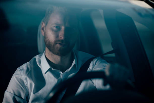 istock Businessman in car 1139022669