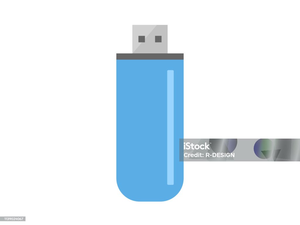 Usb Memory Vector Image Usb Memory Stock Illustration - Download Image Now - Business, Business ...