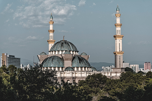 Masjid Wilayah Persekutuan in Kuala Lumpur.