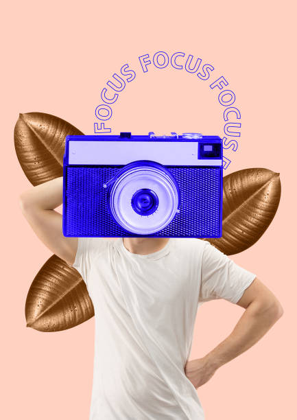 istock Photographer. Modern design. Contemporary art collage. 1139039170