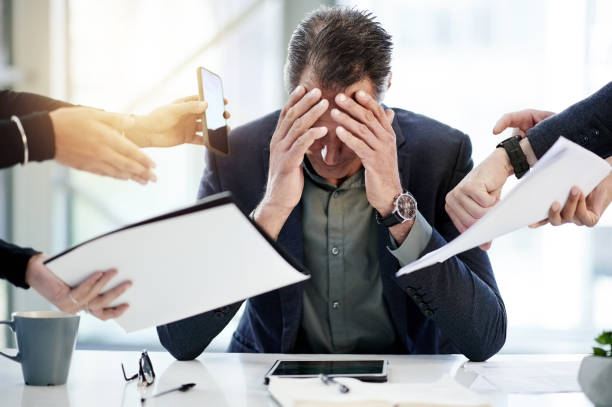istock All the demands are bringing him down 1139043970