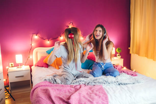 istock Female slumber party 1139044623