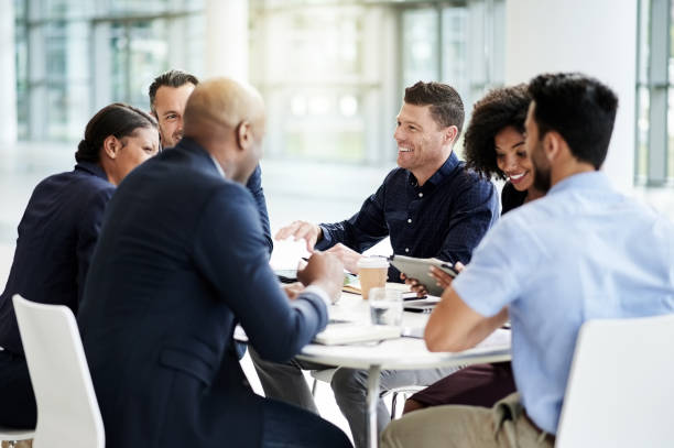 istock Their meeting is going very well 1139044631