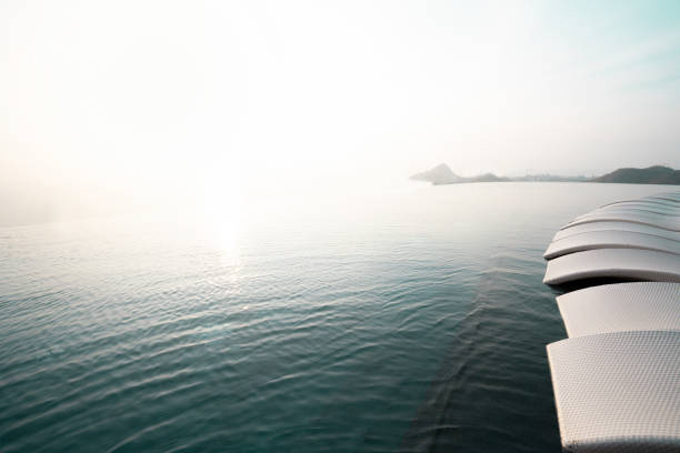 Relaxing pool bed beside swimming pool.
