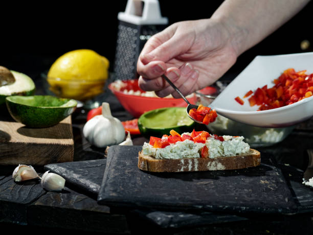 istock Making sandwiches with  cheese and avocado 1139047123