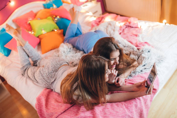 istock Female slumber party 1139052708