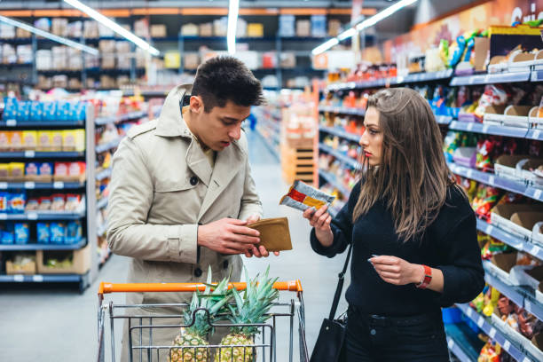 istock Grocery shopping in two 1139060060