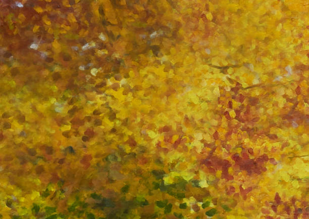 istock Yellow, red stainless oil painting background image 1139065952
