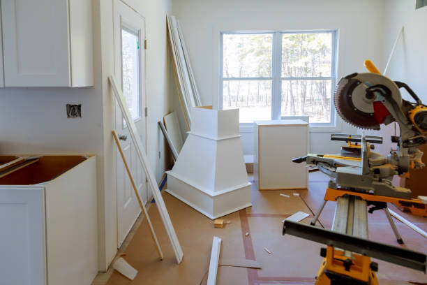 istock Details new home installing construction building industry interior remodel modern kitchen interior cabinet 1139067461
