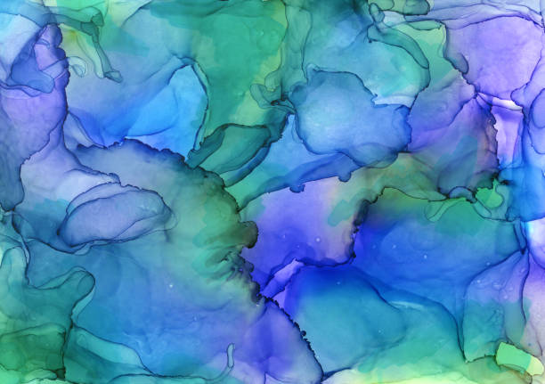 istock Alcohol Ink Painting 1139074089