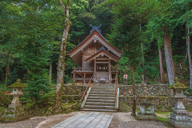 Izumo, Shimane, Japan - September 19 : Sogano yashiro shrine of the Izumo Taisha Shrine. Izumo-Taisha is one of the most ancient and important Shinto shrines in Japan.