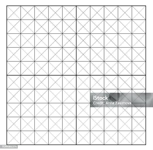 Measured Grid Graph Plotting Grid Corner Ruler With Measurement ...