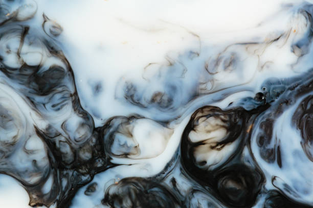 istock Marble abstract acrylic background. Blue marbling artwork texture. Agate ripple pattern. Gold powder. 1139087515