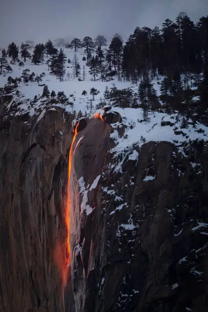 Photo of Yosemite National Parks, Horsetail Falls Annual FireFall