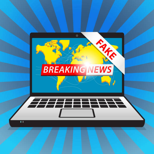 istock Breaking News - Fake. World news with map backgorund 1139103567