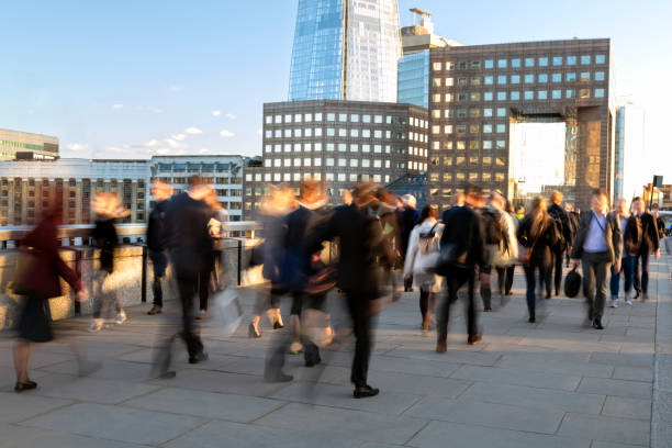 istock Hard Brexit, Worker Walking to Uncertain Future in London, Blurred Motion 1139122388