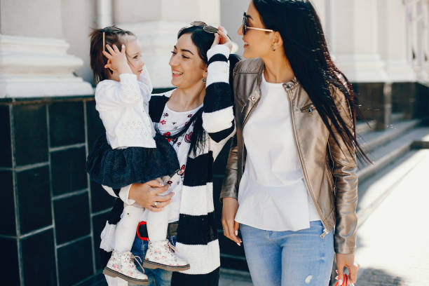 istock Family in a summer city 1139125037