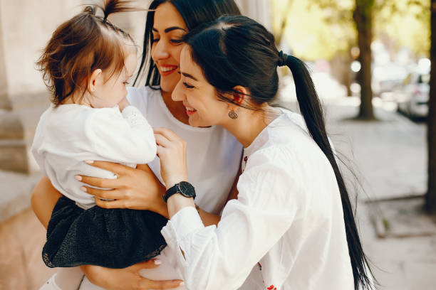 istock Three sisters in a city 1139125639