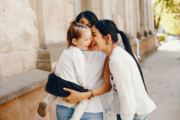 istock Three sisters in a city 1139125651