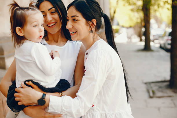 istock Three sisters in a city 1139125671