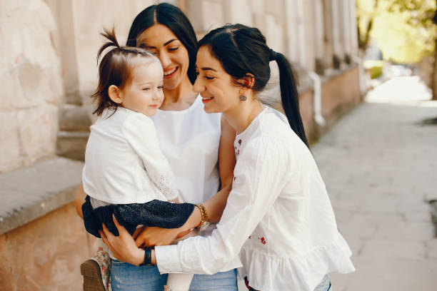 istock Three sisters in a city 1139125681
