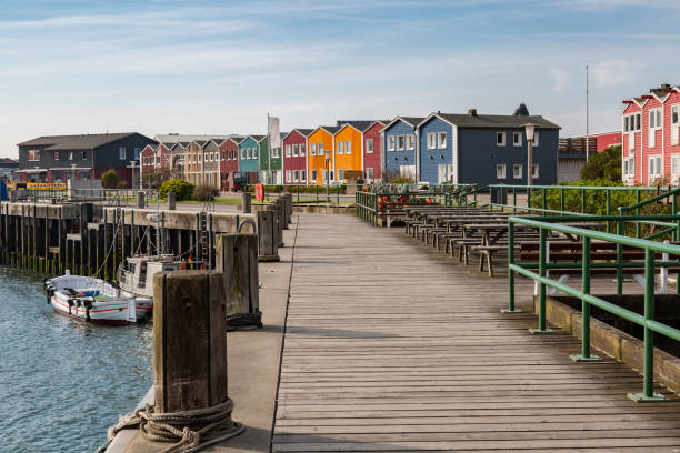 istock Colorful lobster houses 1139128360
