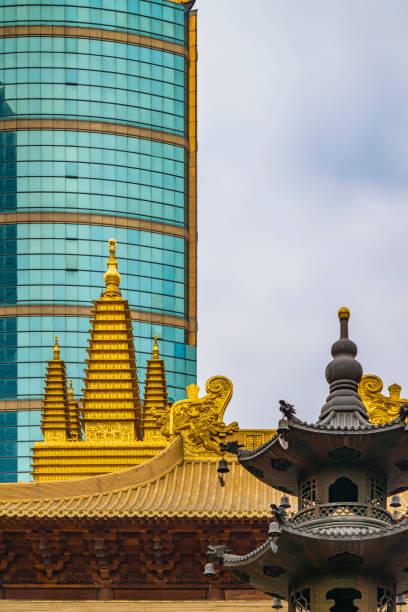 istock Jingan Temple, Shanghai, China 1139131262