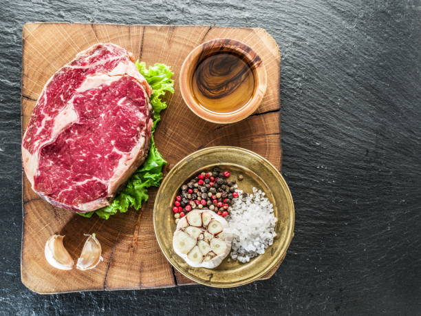 istock Steak Ribeye with spices. 1139132465