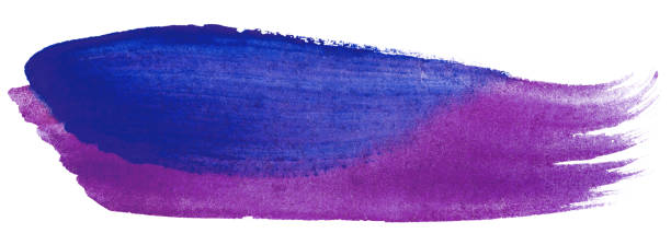 istock blue purple brushstroke inked watercolor element hand-drawn. 1139133903