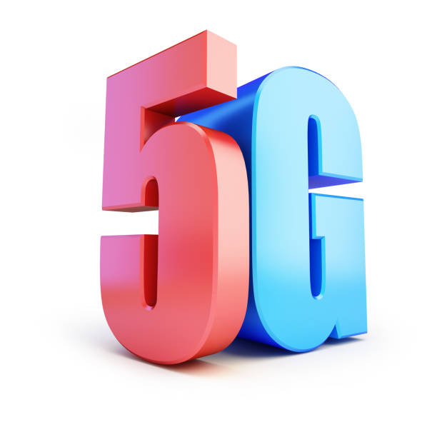 istock 5G sign, 5G cellular high speed data wireless connection. 3d Illustrations on white background 1139135518